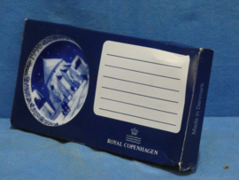 art nr: 1290 vintage Delft Blauw nieuw tegeltje in verpakking