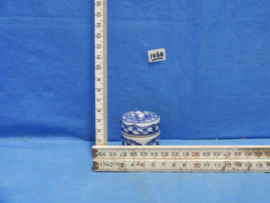 art nr: 1060 vintage delf blauw snuifpotje