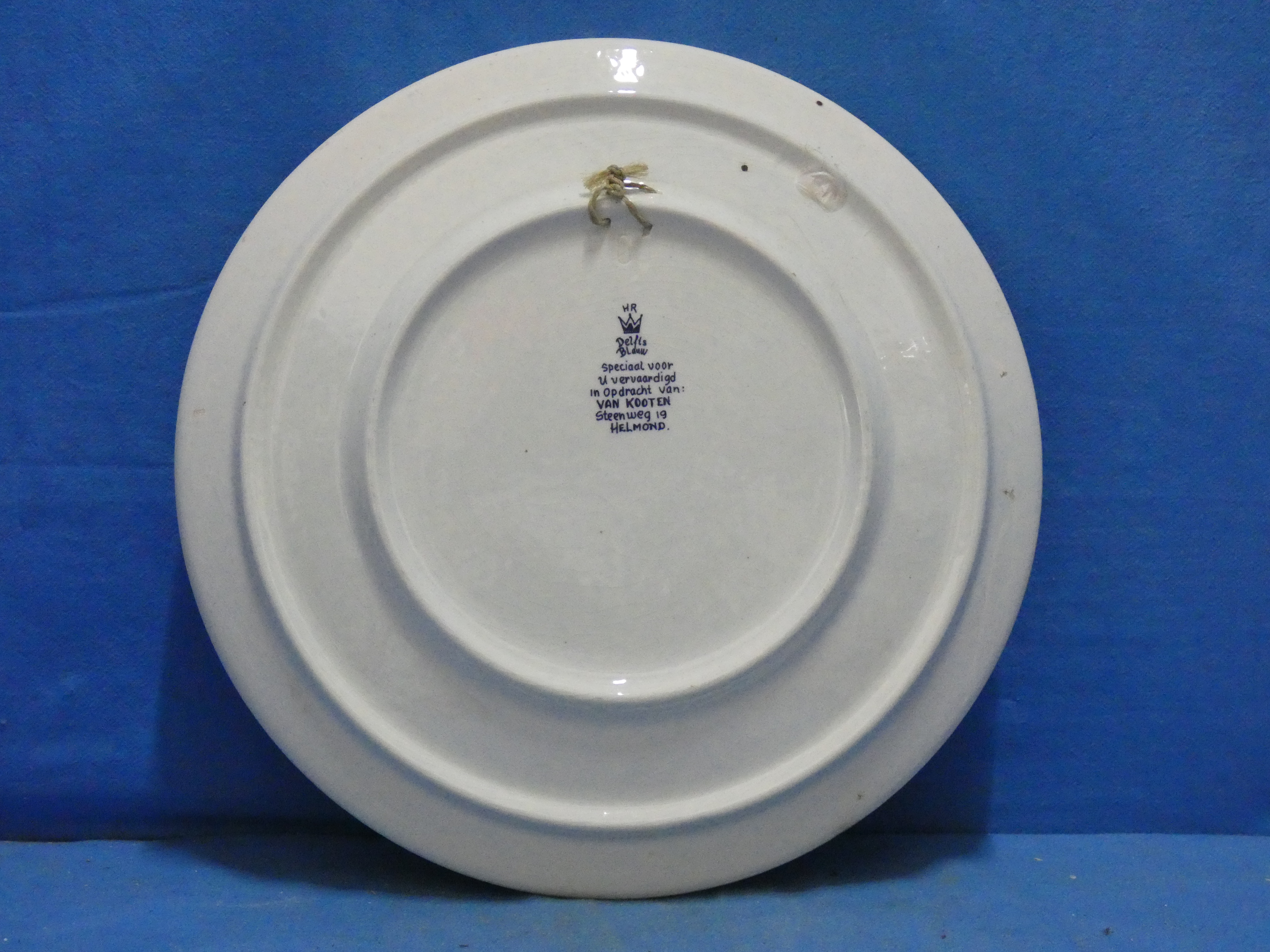 art nr: 1273 vintage Delft Blauwe schotel