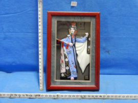 art nr: 723 vintage 3D Chinese beroemde vrouw uit de Yang Family