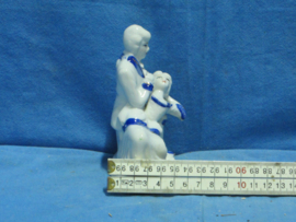 art nr: 1479 vintage Delft Blauw porseleinen beeldje