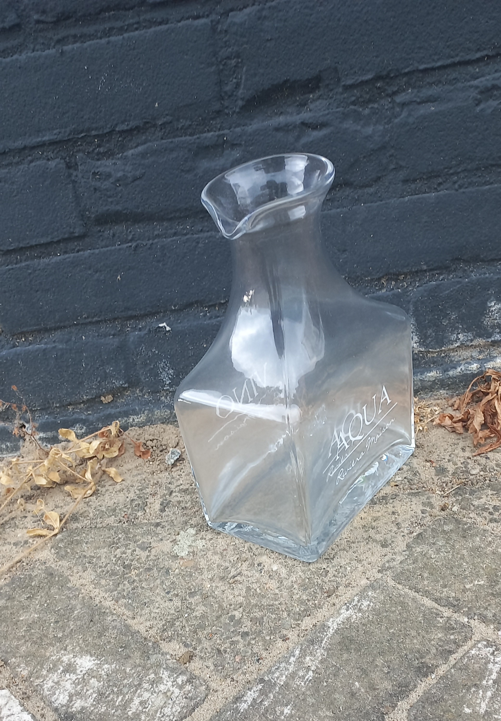 art nr: 1131 vintage Riviera Maison vierkante fles