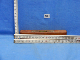 art nr: 1053 vintage houten waterpas