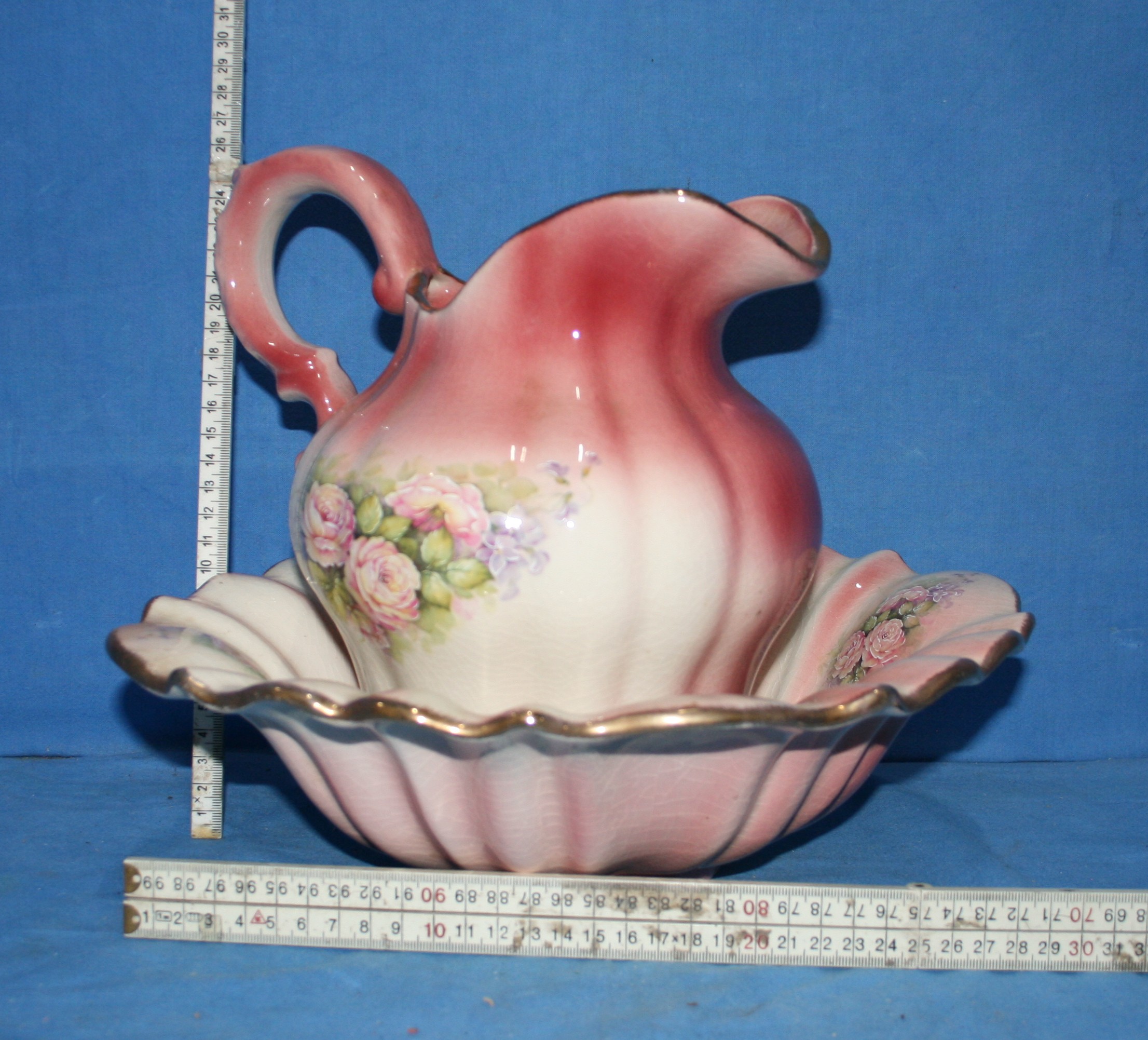 art nr: 1115 vintage waskom van Alpha Omega Staffordshire England