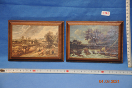 art nr: 221 vintage schilderijtjes