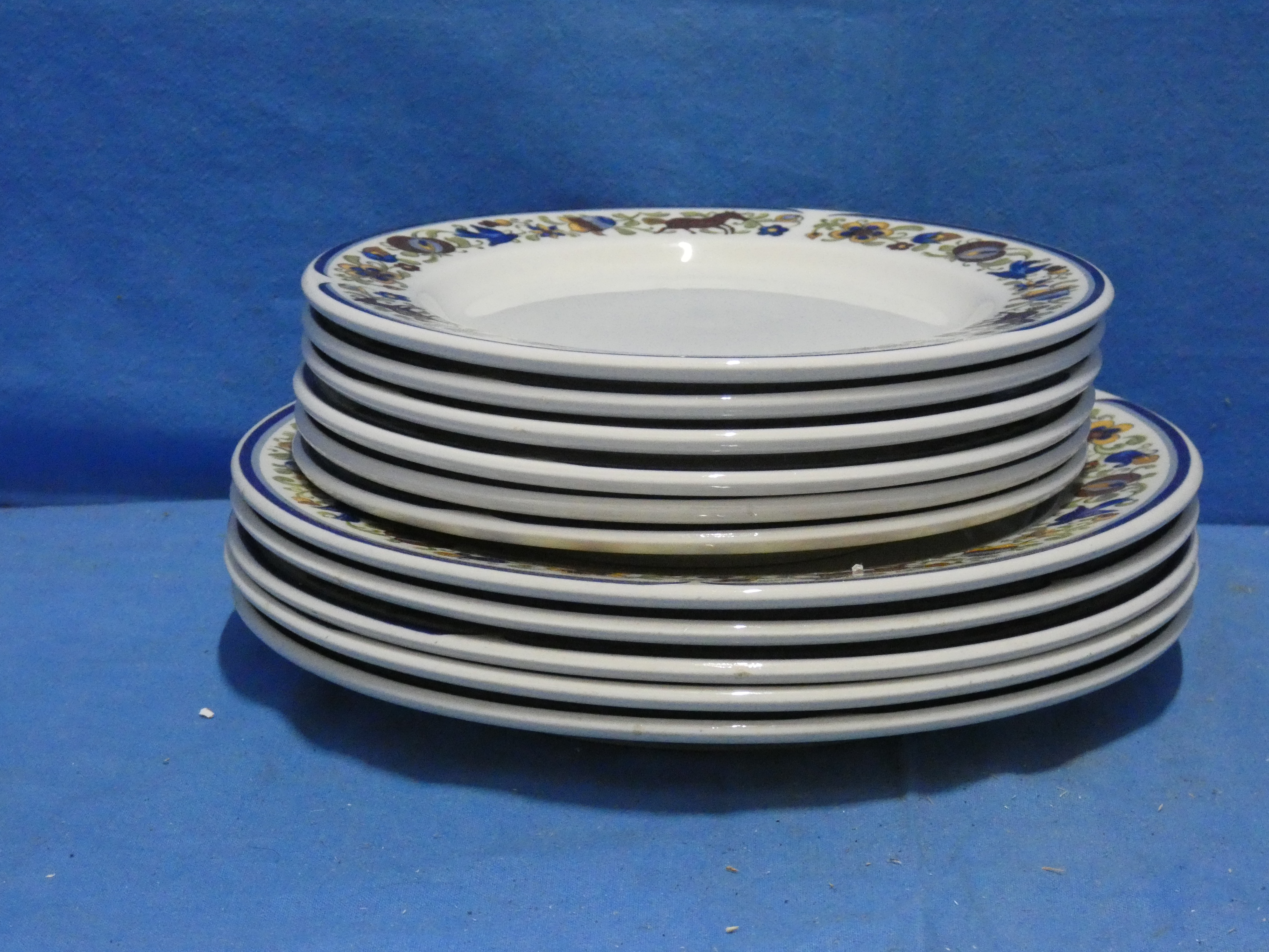 art nr: 1248 vintage Villeroy en Boch ontbijtstel