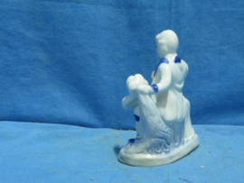 art nr: 1479 vintage Delft Blauw porseleinen beeldje