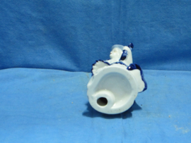 art nr: 1477 vintage Delft Blauw porseleinen beeldje