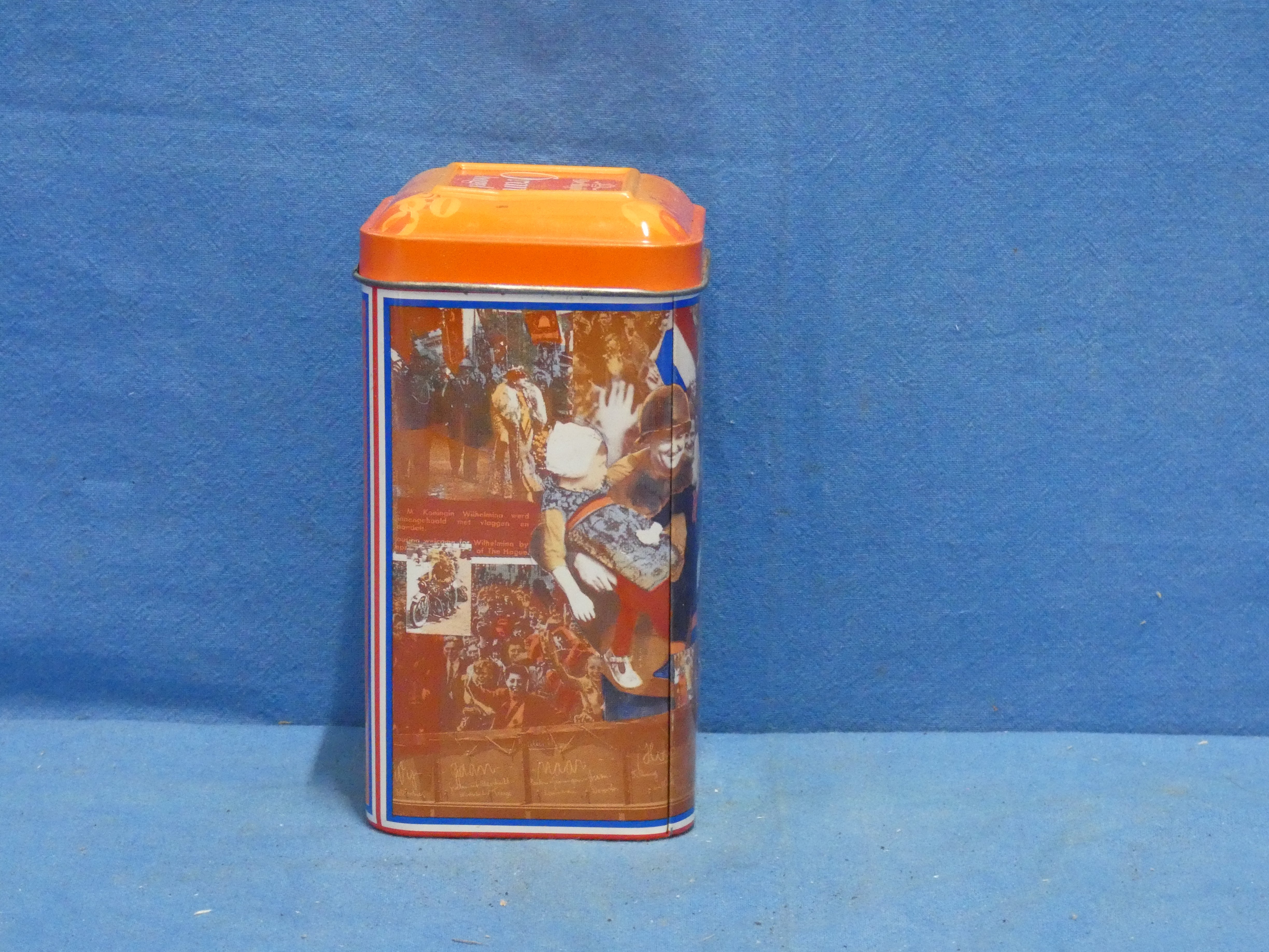 art nr: 1223 vintage blik van Oranje Hagel