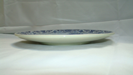 art nr 46 antieke delfts blauwe bord van een Friese sjees