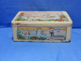 art nr: 602 vintage blik Biscotti Froline mulini bianco