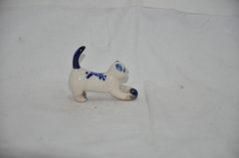 art nr: 921 vintage delft blauwe poesje