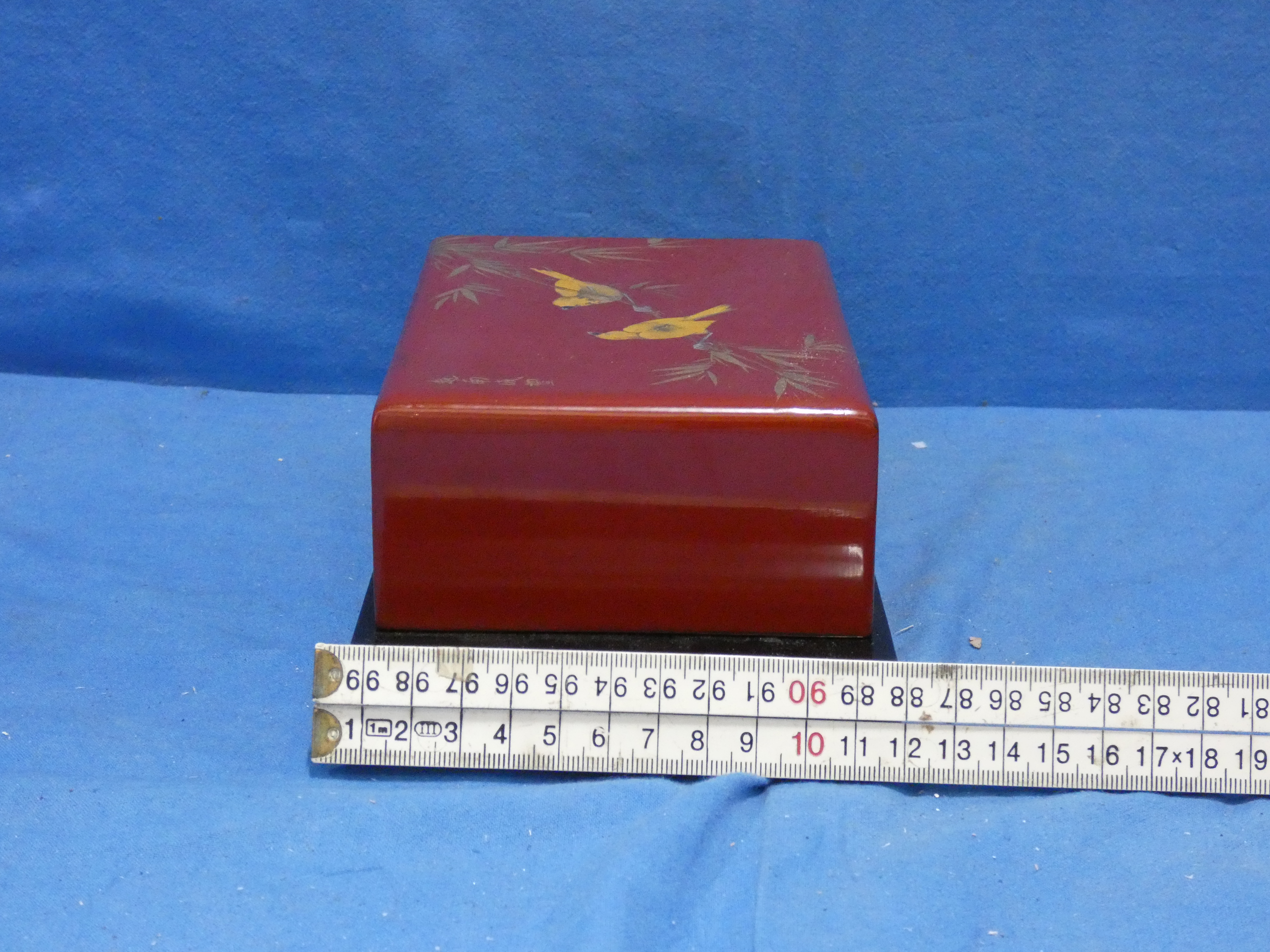 art nr: 1195 vintage Chinese design sigaretten bewaarkistje