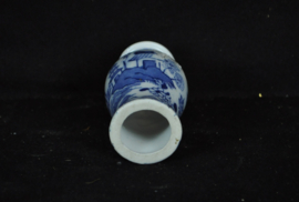 art nr: 1587 vintage Delft Blauw klein vaasje