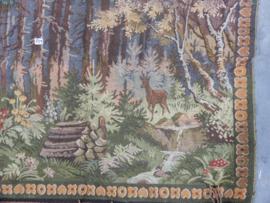 art nr: 839 vintage sprookjes wandkleed van roodkapje