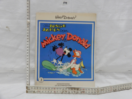 art nr: 759 vintage stripboek Mickey and Donald