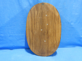 art nr: 730 vintage gipsen plaque in 3D van Maria met kind