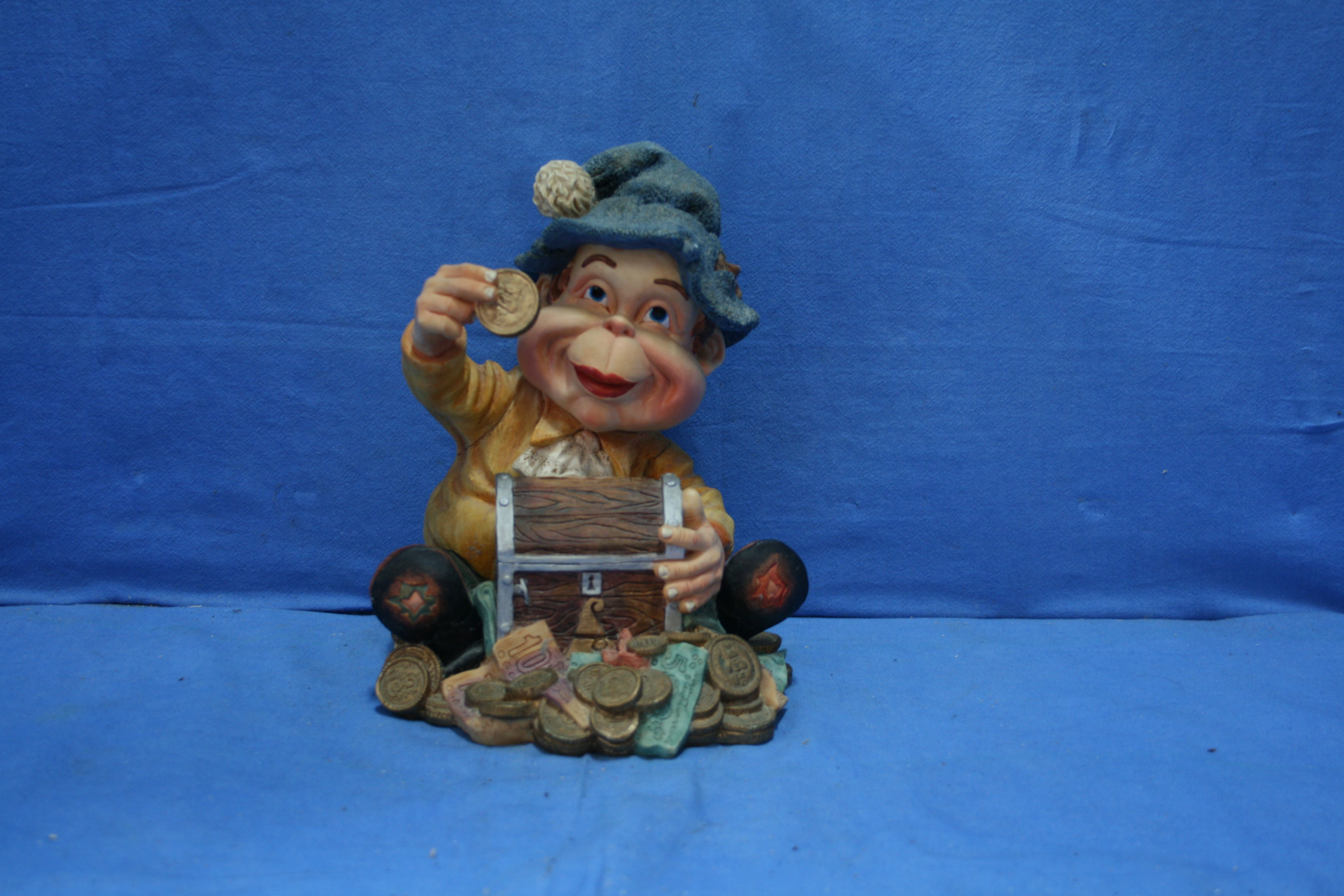 art nr: 1144 vintage Efteling Laaf met spaarpot