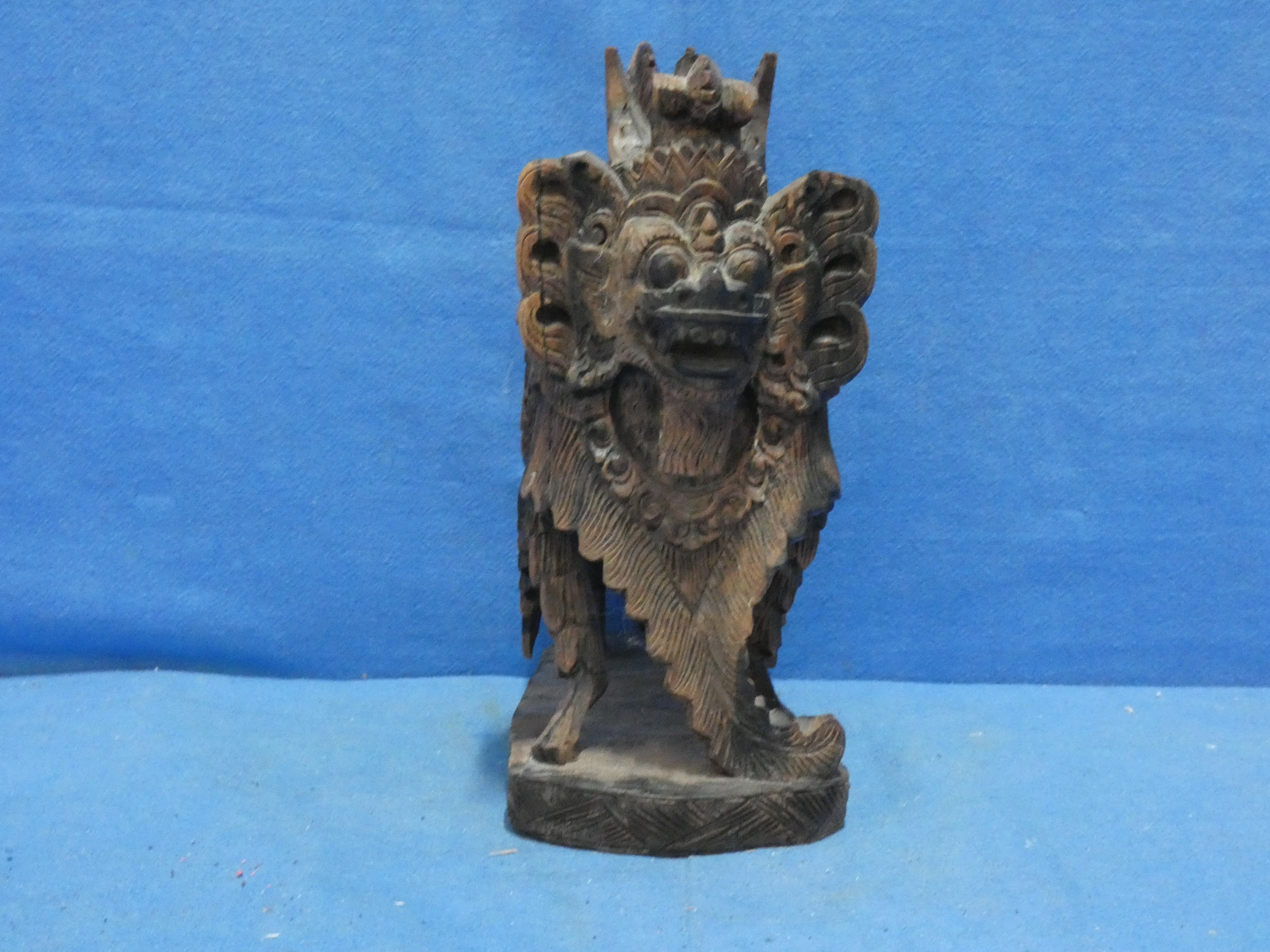 art nr: 1255 vintage drakenbeeld uit Bali