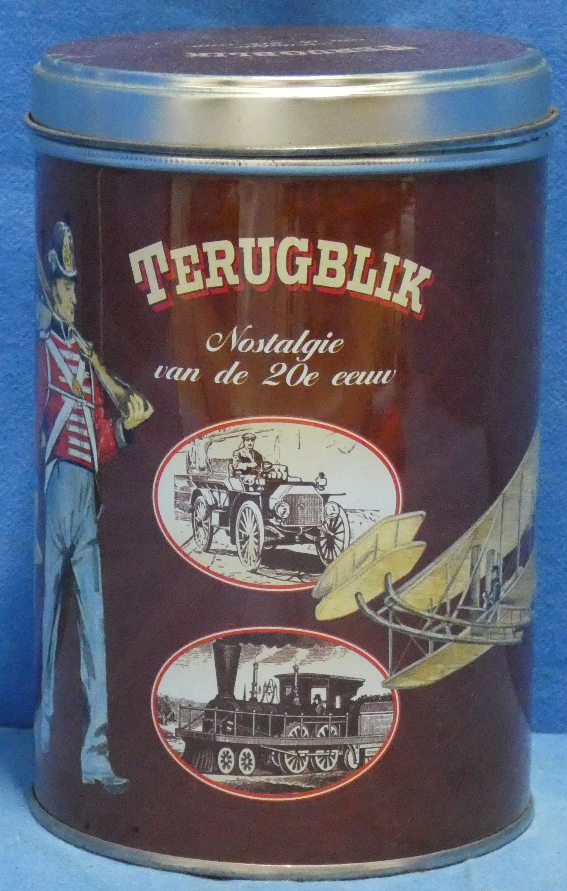 art nr: 1249 vintage terugblik in de tijd met het blik