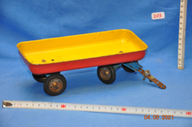 art nr: 203 vintage Mecano aanhangwagentje