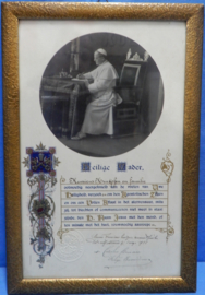 art nr: 634 vintage Italiaanse Bul van onze Heilige Vader