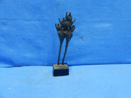 art nr: 753 vintage bronzen kunstwerkje