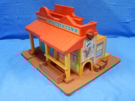 art nr: 735 vintage Fisher Price Sheriff office en Blacksmid