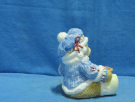 art nr: 1470 vintage Cherished Teddies zittend beeldje