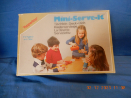 art nr: 459 Tupperware tuppertoys kinderserviesje