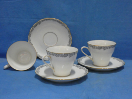 art nr: 1335 vintage kop en schotels van Mutchenreuther Duidsland