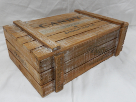 art nr: 583 vintage snoepkist met deksel