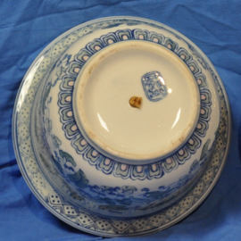 art nr 25 vintage overpot met schotel
