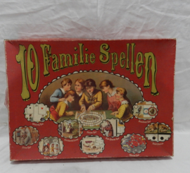 art nr: 982 vintage spellen, 10 familie spellen