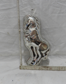 art nr: 1011 vintage bakvorm in de vorm van een paard