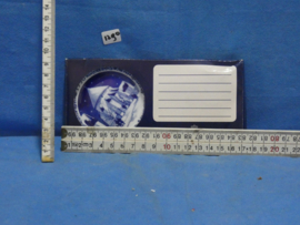 art nr: 1290 vintage Delft Blauw nieuw tegeltje in verpakking