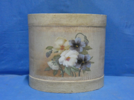 art nr: 1321 vintage hoeden doos zonder deksel