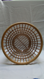 art nr: 383 vintage bamboe wasmand