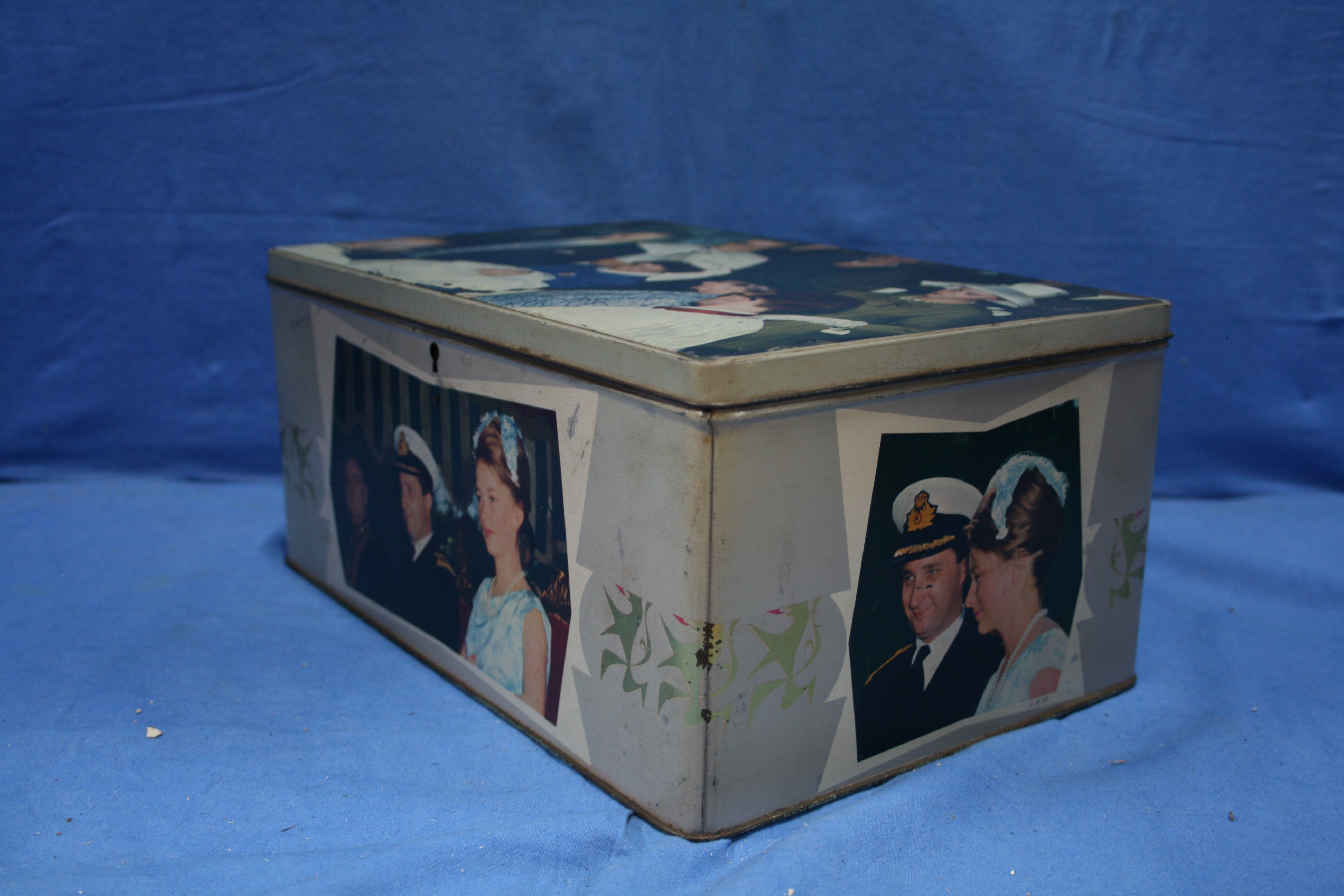 art nr: 715 vintage royalty koekjes trommel