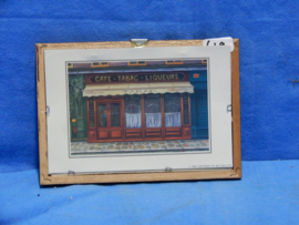 art nr: 619 vintage schilderijtje van A. van Esch