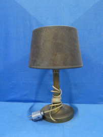 art nr: 1308 vintage koperen schemerlamp