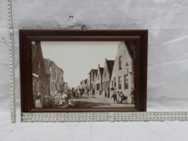 art nr: 954 vintage placebo schilderijtje, Langenoordstraat Zevenbergen