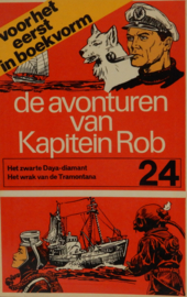 art nr: 1004 vintage boek uit de serie van Kapitein Rob