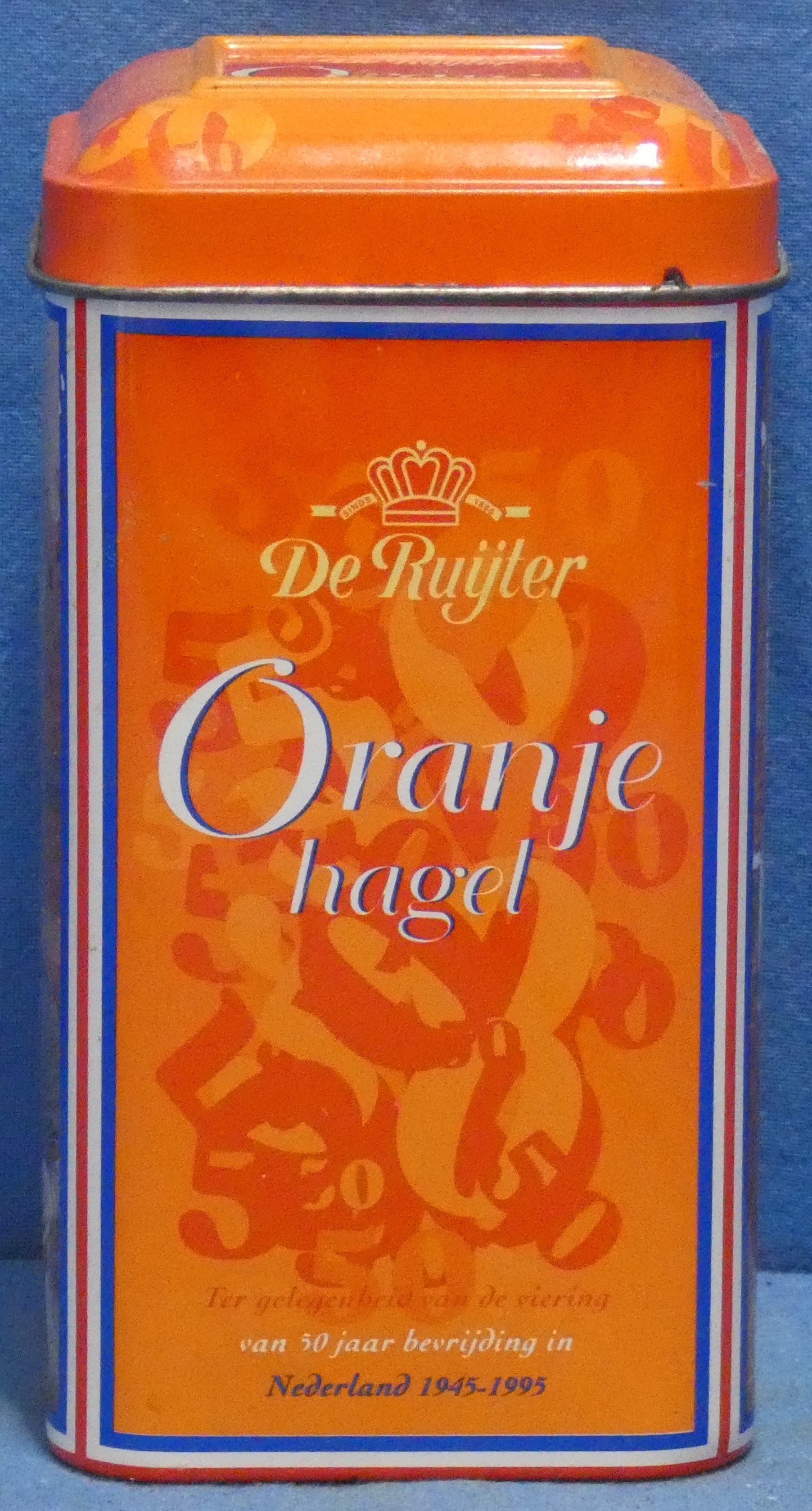 art nr: 1223 vintage blik van Oranje Hagel