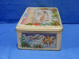 art nr: 602 vintage blik Biscotti Froline mulini bianco