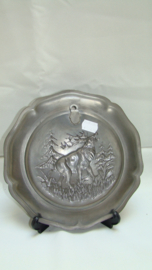 art nr 144 vintage tinnen bord