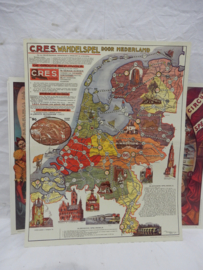 art nr: 982 vintage spellen, 10 familie spellen