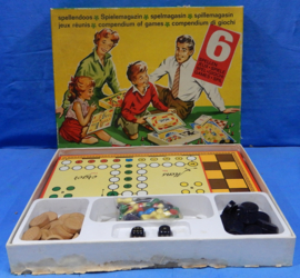 art nr: 562 vintage jaren 50 spellendoos van Jumbo