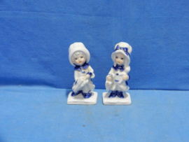 art nr: 1089 vintage delfts blauwe beeldjes