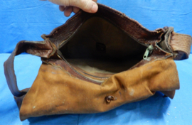 art nr: 271 vintage echt lederen design tas